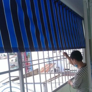 Bạt che Hòa Phát ban công chung cư