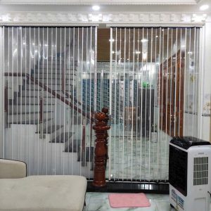 Cửa xếp lá nhựa trong suốt cao cấp HP01