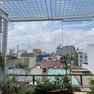 Lưới an toàn sân thượng nhà phố HP002