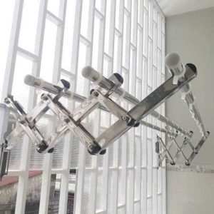 Giàn phơi xếp tường inox HP02